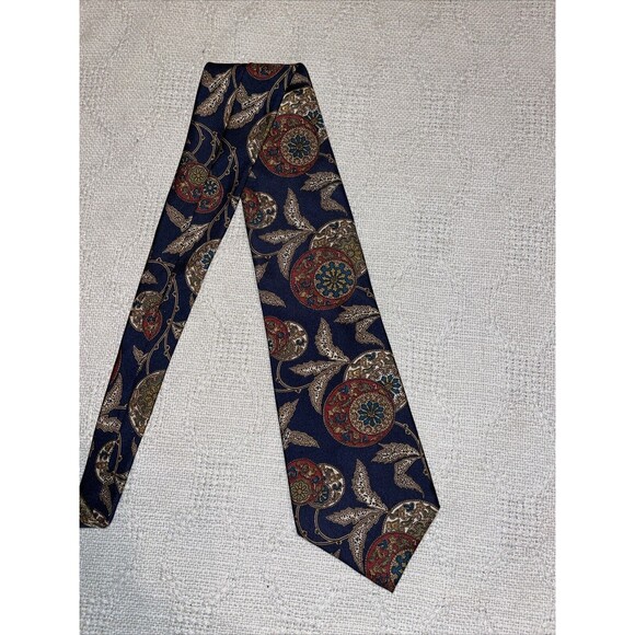 Liberty Of London Men’s Dress Tie Size 56” 3.75” Black Floral Business Formal - Picture 4 of 12